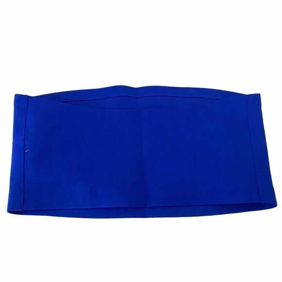 Free People Women's NWT Blue Nina Neo Tube Bandeau Scuba Stretch Top Size Small - Picture 7 of 7